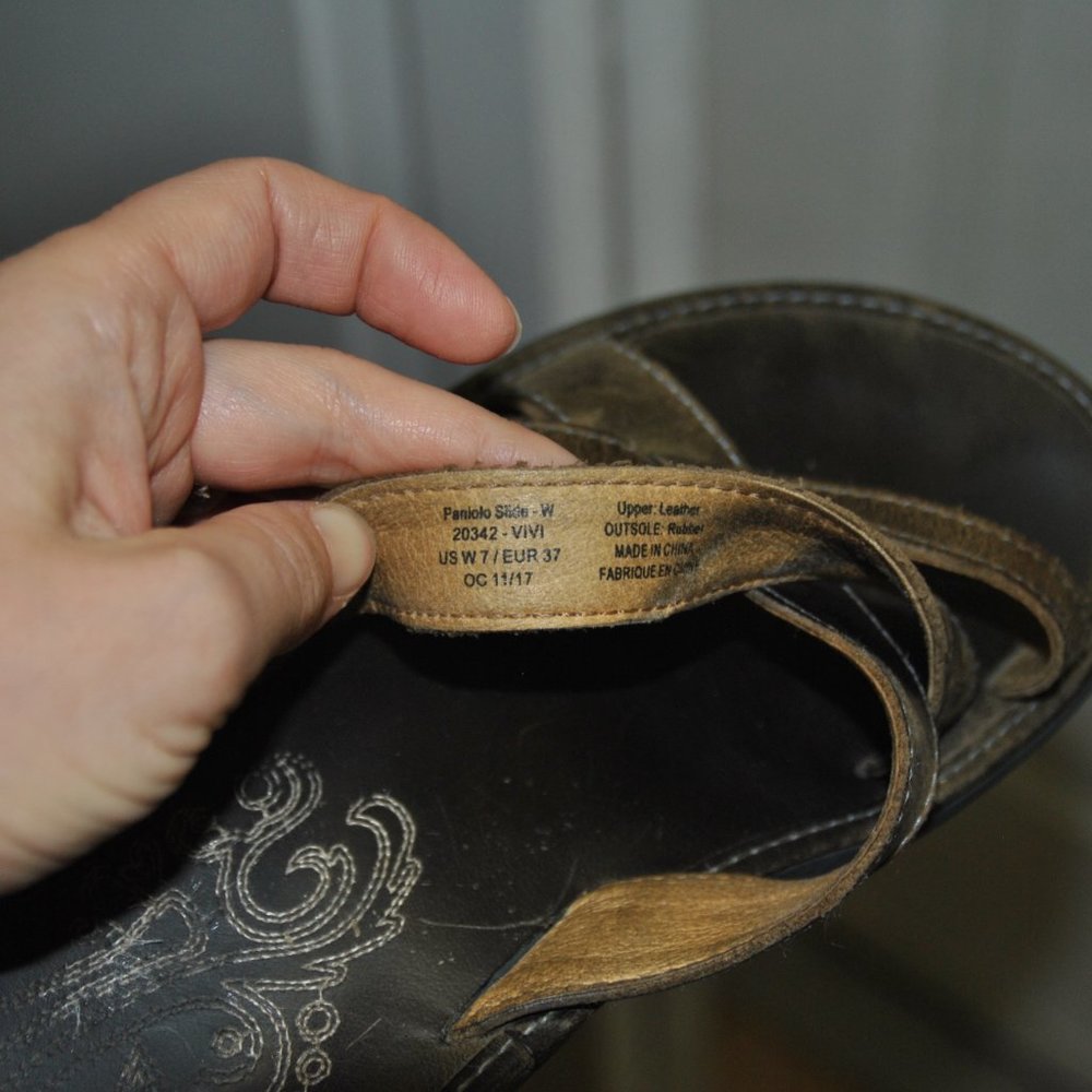 OluKai Paniolo Sandals; Women's; Black - Picture 3 of 3